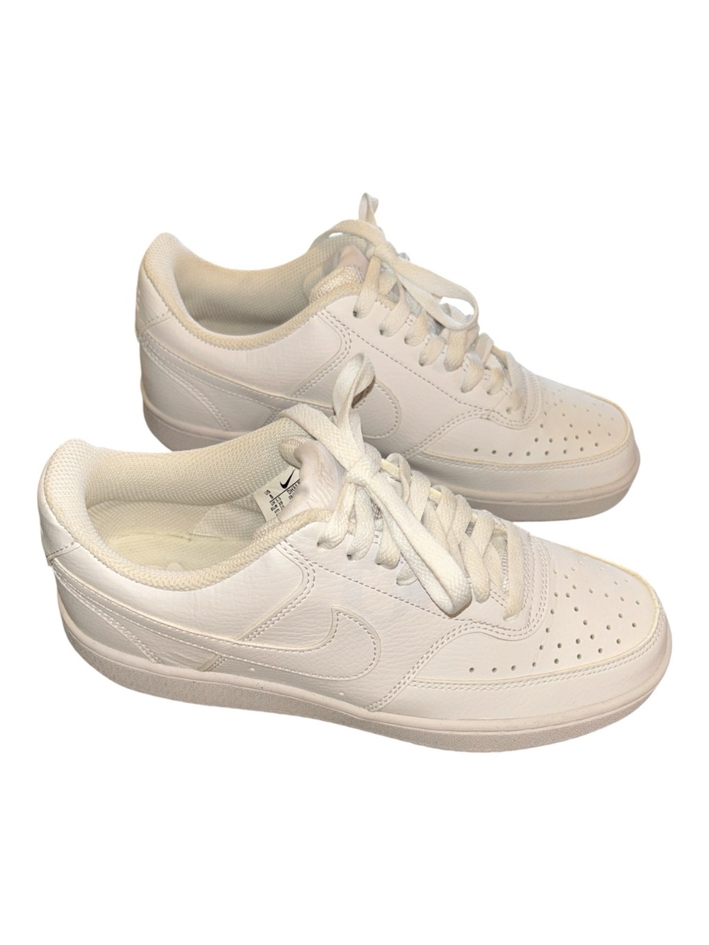 Like New Nike Court Vision White Sneakers